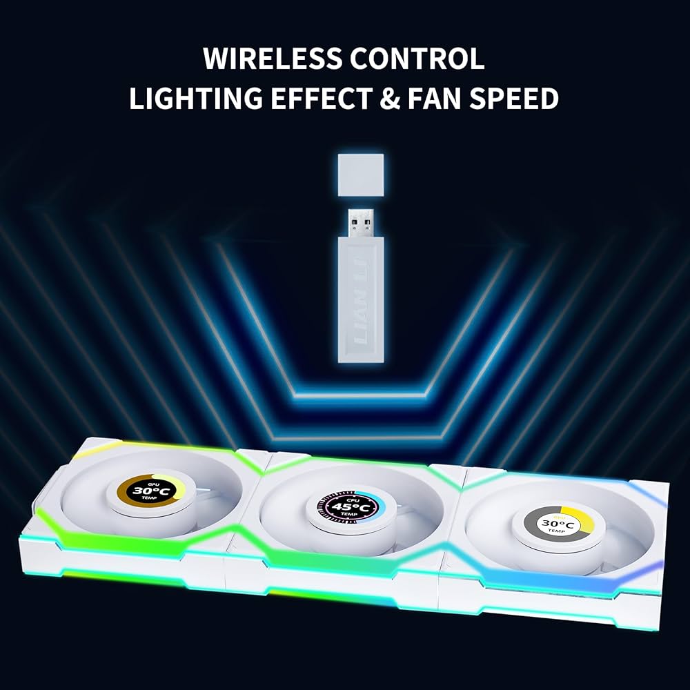 Amazon.com: Lian Li UNI Fan SL LCD Wireless 120mm ARGB Fan